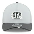 thumbnail image 2 of Men's New Era  Gray/Graphite Cincinnati Bengals 2025 NFL Training Camp A-Frame 9FORTY Adjustable Hat, 2 of 5