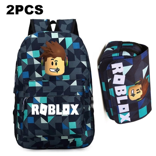 Mochila escolar Roblox para estudiantes, estuche para lápice