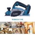 thumbnail image 5 of Rabot Sans Fil compatible avec Batterie Makita 18V, 3200r/min. Raboteuse Électrique Portable, Profondeur Réglable 0-2mm (Batterie Non Incluse), 5 of 5
