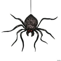 Tekky Toys 27" Hanging Shaking Black Spider Halloween Decoration