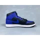 thumbnail image 2 of Ni - ke Air Jordan 1 Mid 'Royal' Black Hyper Royal White 554724-077 Men Size 8.5, 2 of 5