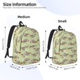 thumbnail image 3 of Naloa Twig Sloth Canvas Backpack for Men Women Rucksack Casual Travel Daypack College Tote Satchel Bookbag for Teens-Medium, 3 of 7
