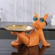 thumbnail image 3 of Escultura francesa, llavero, estatua de perro, almacenamiento de artículos diversos, figura de animal, escritorio naranja, 3 of 5
