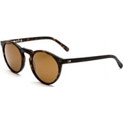 Otis Eyewear Omar Matte Dark Tort Brown Polarized Mineral Lens Sunglasses