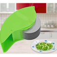 thumbnail image 1 of Onion Roller Workmanship Smooth Surface Practical Hand Guard Vegetable Slicer Vegetable Slicer Household Accessories Cookware Kitchen Supplies Slicing Tool, 1 of 7