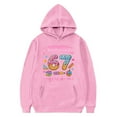 thumbnail image 4 of NAFUU Girls Hoodies Sweatshirts Number 67 Printed Long Sleeve Hooded Sweatshirt Casual Pullover Tops For Everyday Wear Fashion Clothes 11-12 Years, 4 of 4