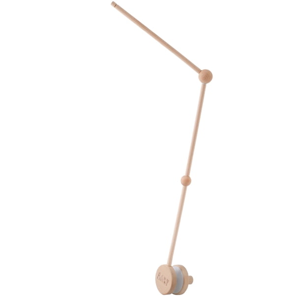 Soporte de campana de cama Cot móvil Hang Rotario Rotary Madera Decoración de juguetes Soporte de cama para niños para dormitorio de cuna infantil Letras