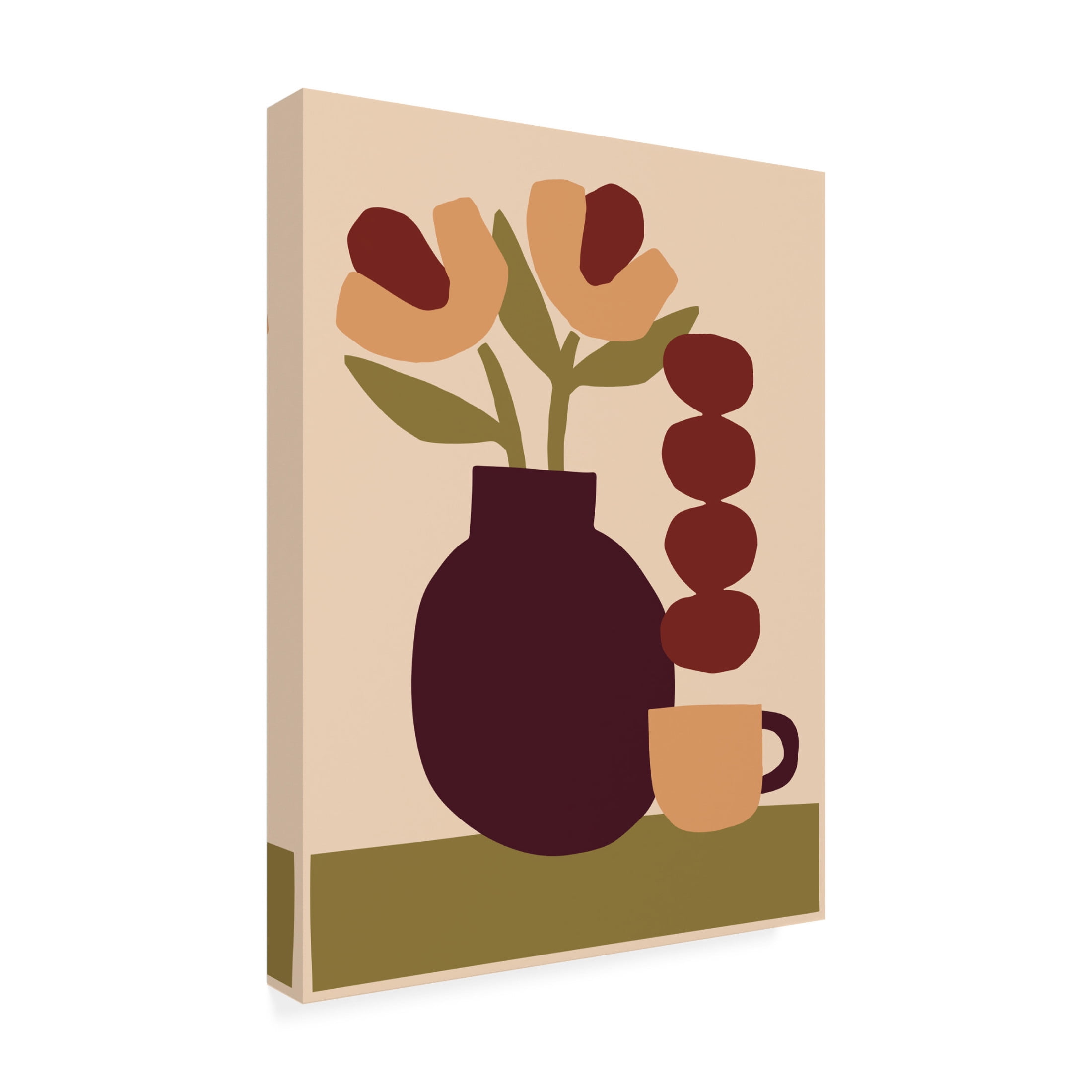 Trademark Fine Art Margaux Fugier Le Quotidien Vase Canvas Wall Art