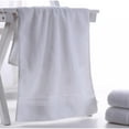 thumbnail image 2 of Ultra Soft Extra Large Hand Towels 14x30 Inch 100% Pure Cotton - Luxurious Rayon Trim - Ideal for Daily Use, 2 of 3