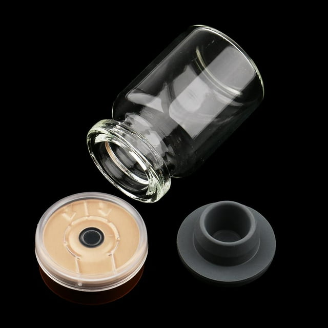 20 pcs de Botellas de 5ml con Tapas para Suero Polvo Salvador Botellas vacías profesionales