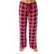 thumbnail image 5 of Sonducket Pantalón de mujer colorido reemplazo Primavera Verano Flexible Plaid dormitorio suelto niñas señoras pantalones ropa vino Vino rojo L 2Conjunto, 5 of 6