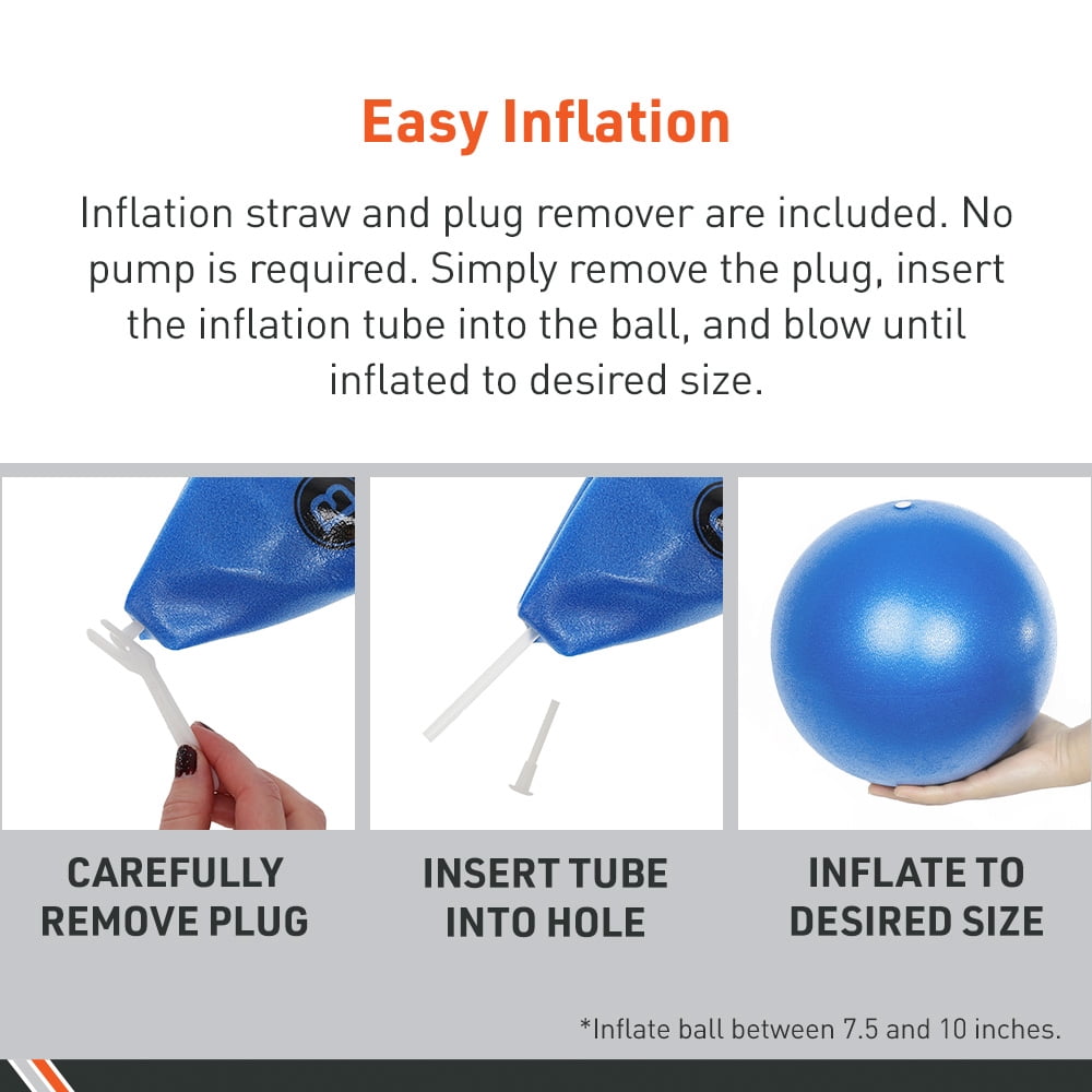 Body Sport Core Fitness, Yoga and Pilates, Excercise Fusion Ball, Core Training, Physical Therapy, Balance, Stability,