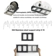 thumbnail image 2 of Estante organizador de sartenes expandible, 10 compartimentos ajustables para almacenamiento de ollas, tapas, vajillas, organizador de tapas de ollas, estante para sartenes, 2 of 5