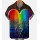 thumbnail image 2 of Camisas hawaianas 2024 para hombres, divertidas, con temática de amor, de gran tamaño, de manga corta, ropa juvenil y vital para las fiestas, blusa con cuello vuelto, 2 of 5