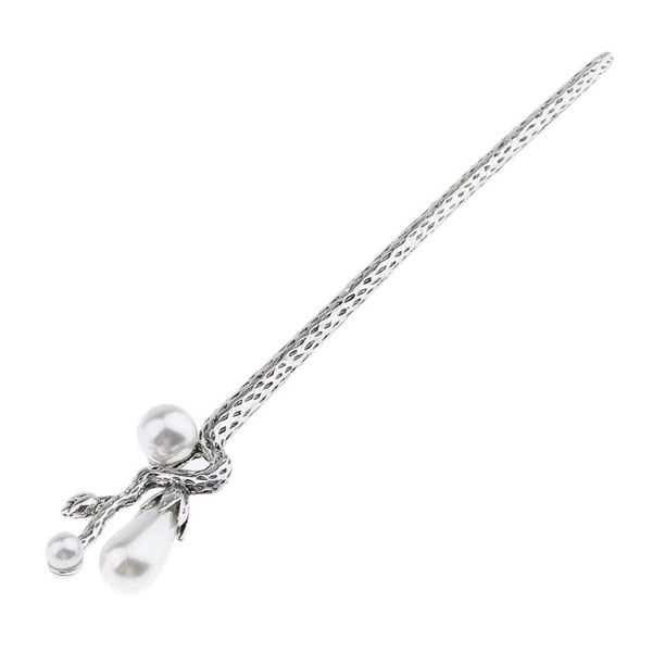 Horquilla con cuentas para el pelo, adorno para el pelo, tocado, joyería nupcial Forma de flor de ciruela