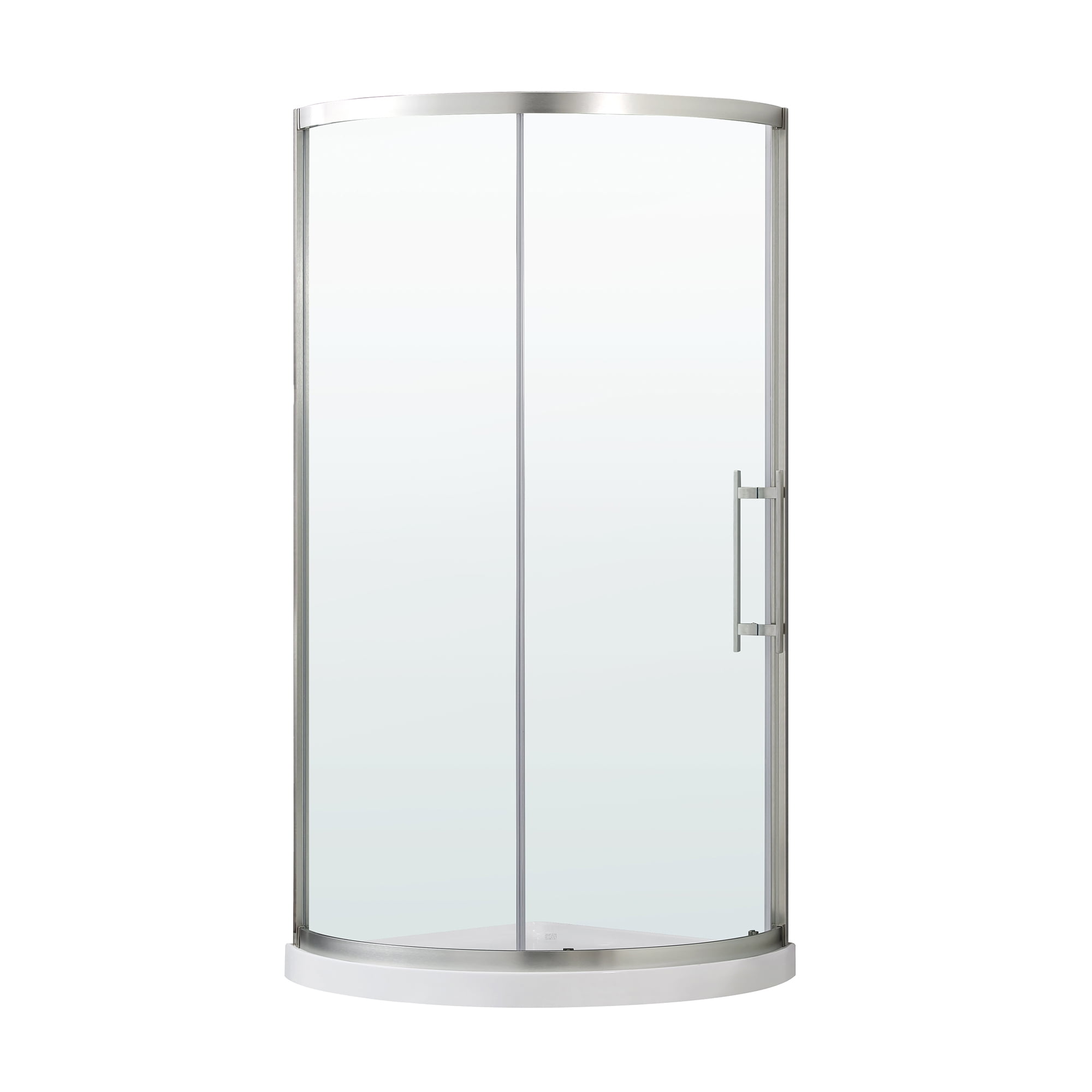 Ove Decors Breeze Pro 36 in x 36 in x 72.83 in H Curved Corner Shower