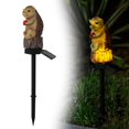 thumbnail image 4 of Garden Stake Lights Animal Figurine Waterproof for Courtyard Landscape Yard CUTICAT Luz de inserción de tierra, 4 of 8