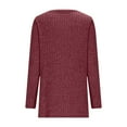 thumbnail image 3 of HAiming Womens Tops Dressy Casual Long Sleeve Crew Neck Pullover Shirts Winter Trendy Tops Basic Shirt, 3 of 6