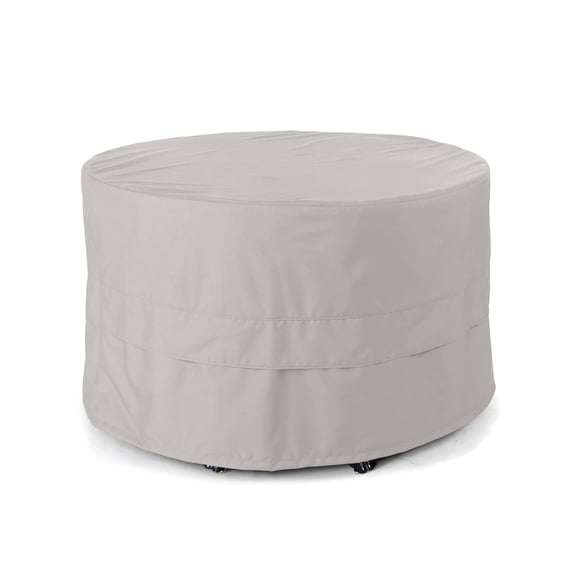 Covermates Ultima Round Poker Table Cover – Heavy-Duty 600D Ripstop Polyester All-Weather Protection, Water-Resistant Game Table Cover with Drawcord and Buckle Straps
