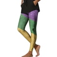 thumbnail image 4 of Aoiroe Butt Lifting Leggings for Women,Running Tights Women Gym Athletic Pants Gym Shark Curvy Womens Leggings Tummy Control - Buttery Soft - Stretchy Work Out Leggings Green L, 4 of 6