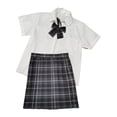thumbnail image 1 of Uniforme japonés para mujer, bonita falda de uniforme escolar para niñas para espectáculos. XS, 1 of 8