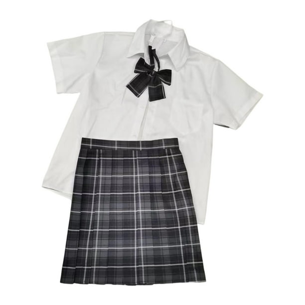 Uniforme japonés para mujer, bonita falda de uniforme escolar para niñas para espectáculos. XS