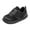 Black, variant on kamemir Toddler Shoes Girls Boys Sneakers Kids Easy Fasten Walking Shoes Toddler Lightweight Casual Canvas Shoes with Hook and Loops(Black,12)