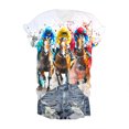 thumbnail image 4 of Drses Horse Lover T-Shirt Women Western Horse Gifts for Girls Western Funny Cute Animal Graphic Tees Short Sleeve Tops, 4 of 4