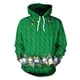 thumbnail image 1 of Sudaderas hombres moda Otoño e Invierno suéter de Navidad estampado 3D de gran tamaño con capucha Unisex hombre mujer divertido jersey de Harajuku, 1 of 4