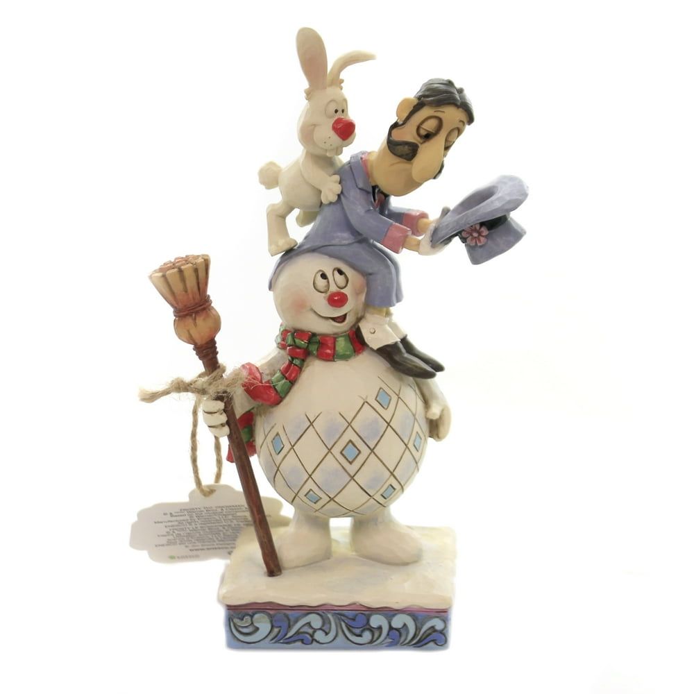 Jim Shore ALWAYS LOOK FOR THE MAGIC Polyresin Frosty The Snowman