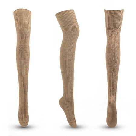 

IWRUHZY Cotton Thigh High Elastic Stockings Stay-up Stockings Knee High Pantyhose for Women Autumn Winter