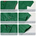 thumbnail image 5 of Little Boys Suit 4PC Wedding Party Vest Tuxedo Dress Suit Outerwear Party Vest Pants Outfits Green 3T, 5 of 7