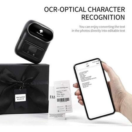 label mailing barcode ios compatible android system bla 30mm roll thermal m110 phomemo printer bluetooth apply maker portable retail jewelry