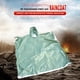 thumbnail image 2 of Poncho impermeable de emergencia, película de aluminio, manta larga reflectante gruesa, equipo de supervivencia para ciclismo y senderismo, 2 of 4