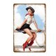 thumbnail image 1 of Vintage Metal Tin Sign placa pared persona carteles hierro pintura para Bar hogar Tmvgtek Para estrenar, 1 of 9