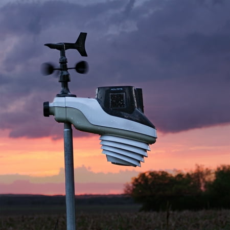 AcuRite Atlas Weather Station with White HD Display for Temperature, Humidity, Wind Speed/Direction with Built-in Barometer (01127M)