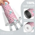 thumbnail image 3 of 1pc unicorn 30oz Tumbler with Straw & Handle - Insulated Stainless Steel Cup | Holiday Gift for Man Women (Christmas, Valentine's, Birthday), 3 of 7