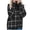 Black, variant on Winter Checkered Knit Sweater For Women Fashion Fall Plaid Turtleneck Sweater Casual Long Sleeve Solid Color Tops Black