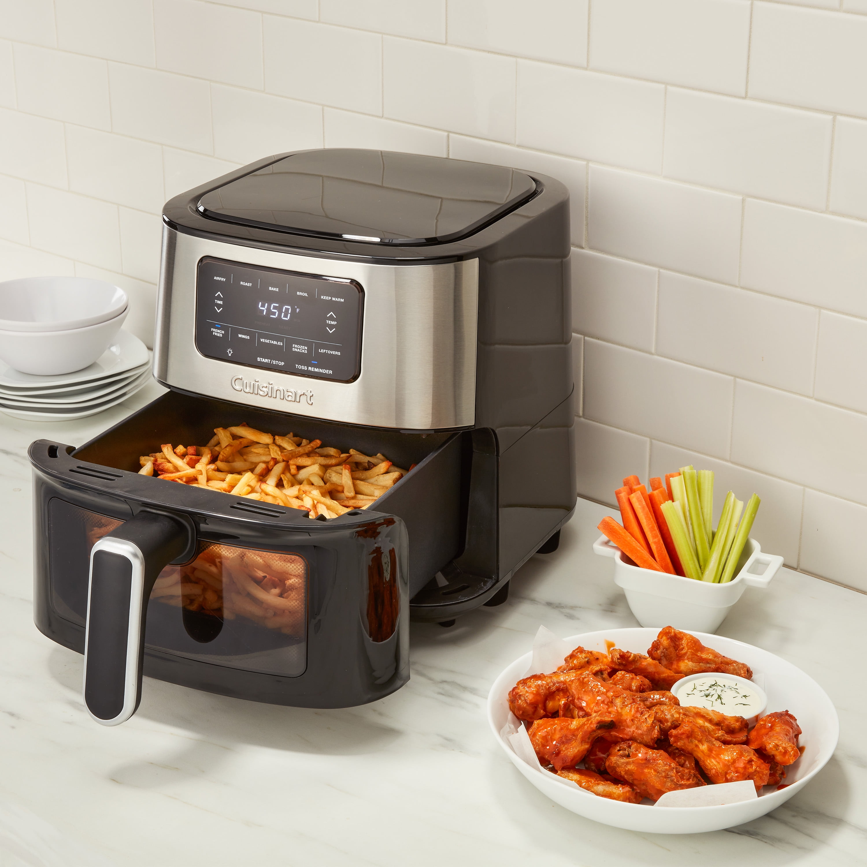 Cuisinart Digital Air Fryer Basket Versatile Cooking Functions AIR 200 Walmart