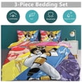 thumbnail image 5 of Power Rangers 3 Pieces Bedding Set 3D Printed Lightweight Bed Quilt Set Comforter Cover Set for Girls Kids Teens, 1 Quilt Cover 2 Pillowcases 79"x90", 5 of 8