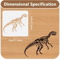 thumbnail image 2 of Plantilla de estarcido de dinosaurio para pared, 11,8 x 11,8 pulgadas, reutilizable, de plástico, para arte con animales., 2 of 9