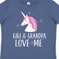 thumbnail image 4 of Inktastic Gigi and Grandpa Love Me Unicorn Grandchild Girls Toddler T-Shirt, 4 of 5