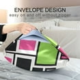 thumbnail image 4 of Yayeee Pillowcase Standard Size Set of 2 Satin Wrinkle Resistant Pillow Case, Abstract Geometric, 4 of 8