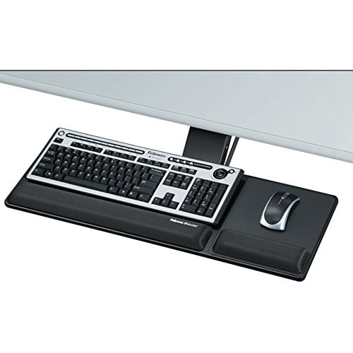 Fellowes® Designer Suites™ Compact Keyboard Tray, Black