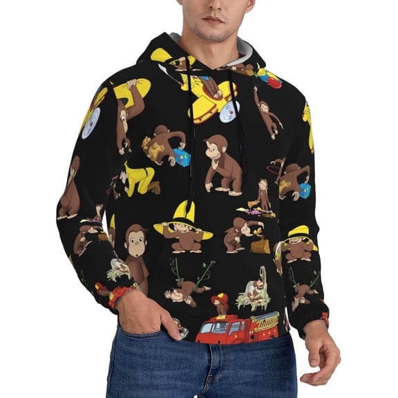 Curious George 18 Hoodie Fashion Hip Hop Women/Men Hoodie Sweatshirt With Pocket