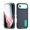 Blue+Mint, variant on Allytechgroup Case Compatible with iPhone Air with Hidden Kickstand, [Military Grade Drop Protection] Soft TPU Hard PC Bumper Non-Slip Shockproof Full Protective Case, Rose+Mint