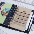 thumbnail image 2 of Giaone A5/A6 Loose-leaf Bookmark Ruler DIY Design Templates Quilting Kawaii Flexible, 2 of 11