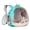 Green, variant on Bearded Dragon Carrier, Reptile Travel Bag with Built-in Thermometer Hygrometer, Breathable Small Animal Carrier with Clear View Window, Portable Lizard Habitat for Ball Python