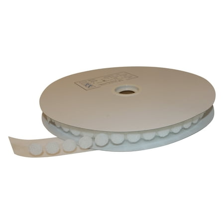 

FindTape HL74-C Adhesive-Backed Loop-Side Only Coins/Dots: 5/8 in. diameter dots [1200 per roll] loop-side only (White) [1200 coins/roll]