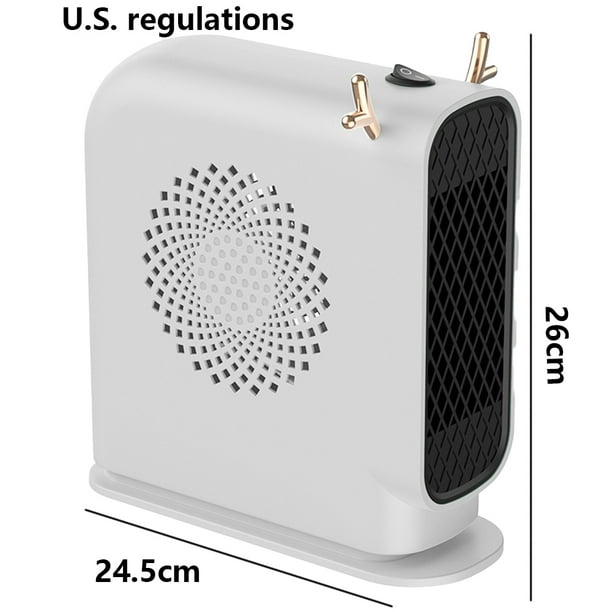 Space Heater for Office Portable Electric Ceramic Quiet Tower Heater